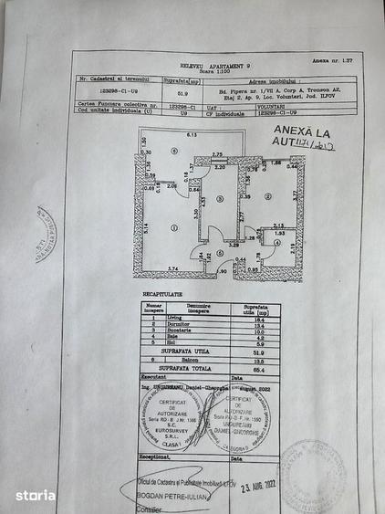 Apartament cu 2 camere decomandat în Central