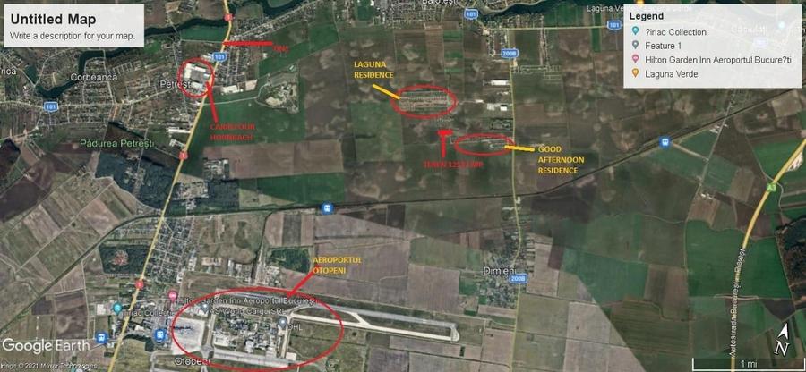 Teren Construcții intravilan de 12137 mp, în Balotești