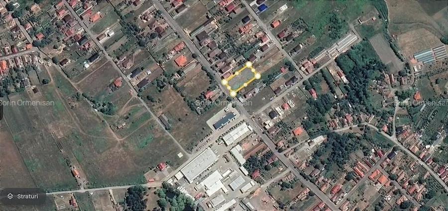 Teren de 1100 mp, în Ierbuș