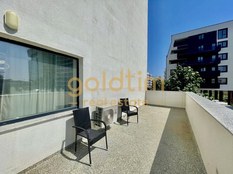 Apartament cu 2 camere nedecomandat, mobilat în Pipera