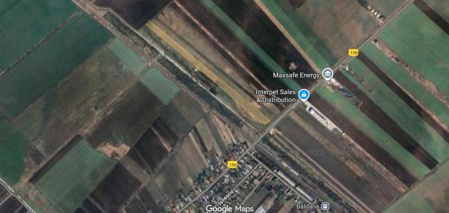 Teren agricol extravilan de 15123 mp, în Bâldana