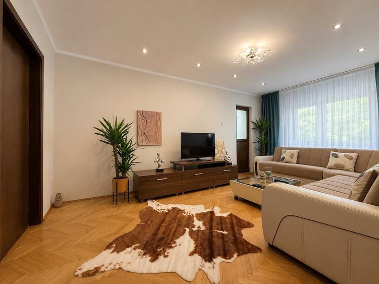 Apartament cu 2 camere semidecomandat, mobilat în Moșilor