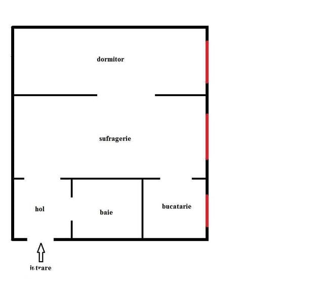 Apartament cu 2 camere în Central