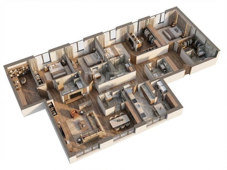 Apartament cu 5 camere decomandat în Ferdinand