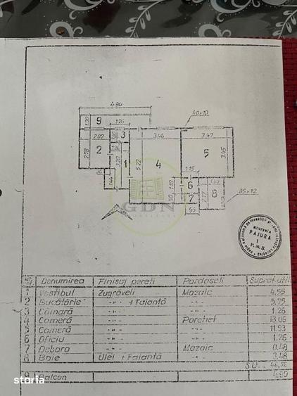 Apartament 2 camere | 46,76 mp utili | Balcon | Ion Mihalache - 3