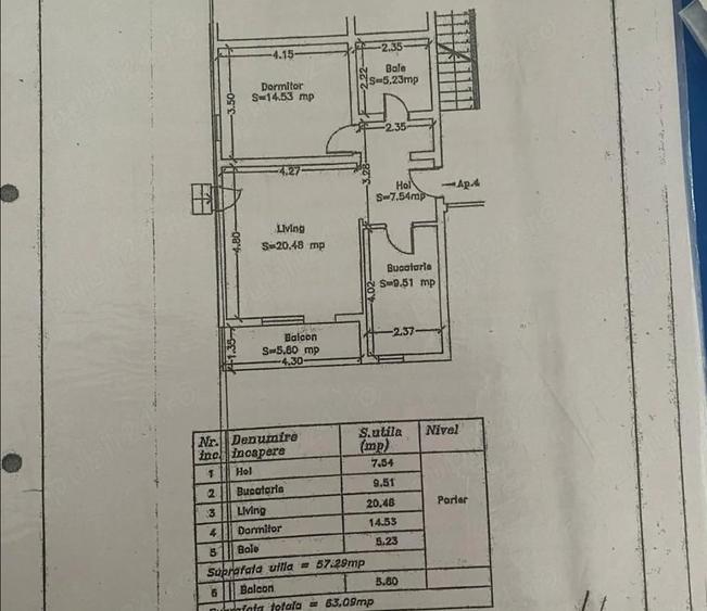 Apartament cu 2 camere decomandat în Bucovina