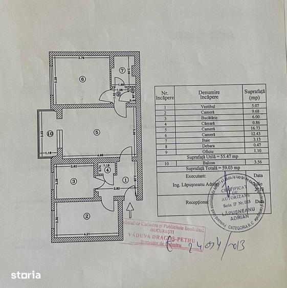 Apartament cu 3 camere semidecomandat în Drumul Taberei