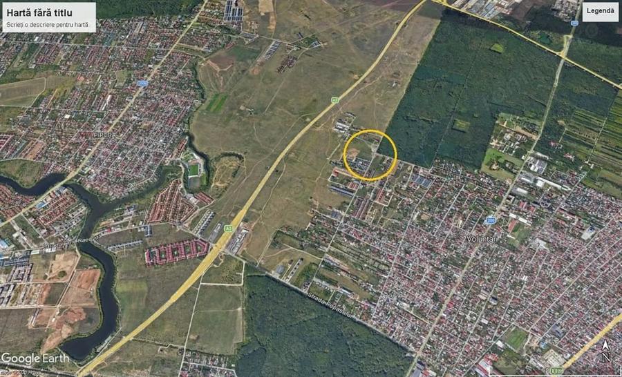 Teren de 5000 mp, în Central