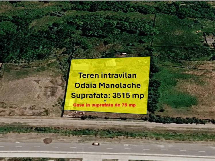 Teren de 3515 mp, în Odaia Manolache