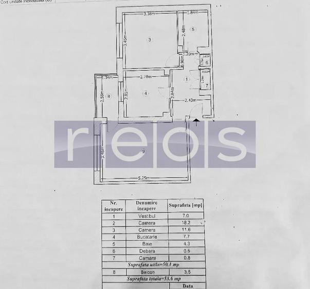 VANZARE | 2 CAMERE | DECOMANDAT | ETAJ 1 | AVIATIEI - 1