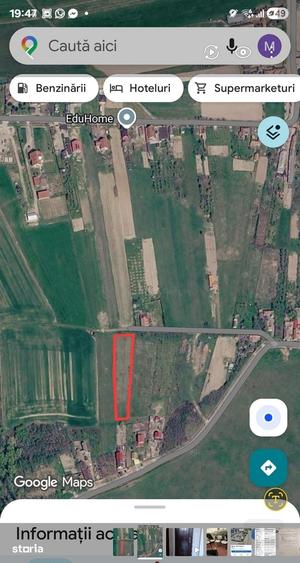 Teren de 2000 mp, în Saca