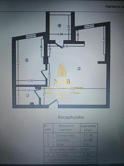 Apartament cu 2 camere nedecomandat, mobilat în Doamna Ghica