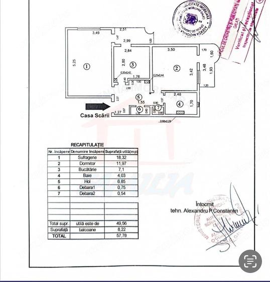 Apartament cu 2 camere în Siderurgiștilor