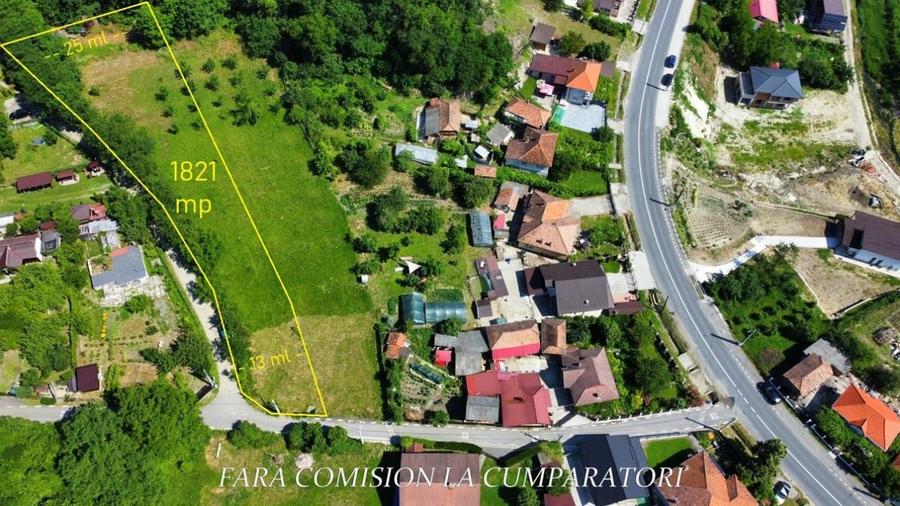 Teren Construcții intravilan de 1821 mp, în Ocnele Mari