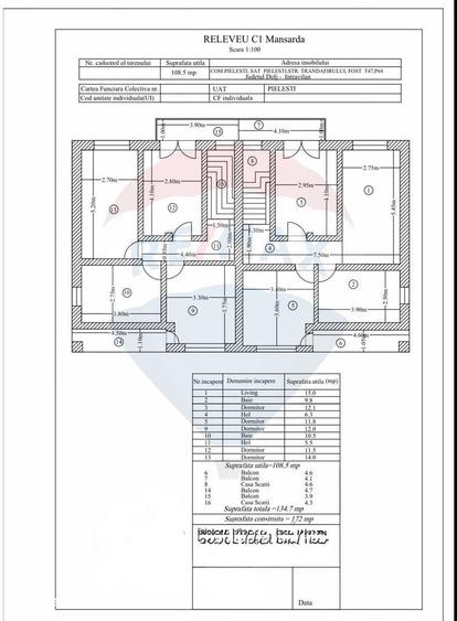 Casa / Vila tip duplex, 8 camere in zona Metro,COMISION 0% - 1