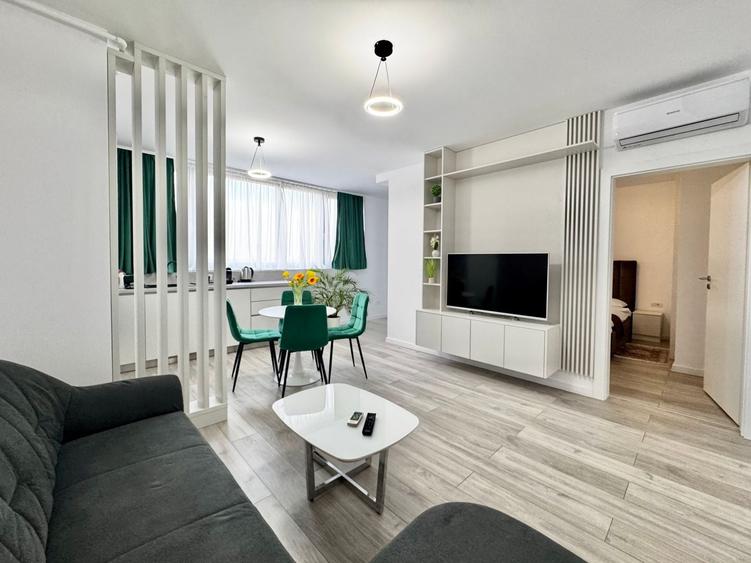 Apartament cu 2 camere semidecomandat, mobilat în Torontalului