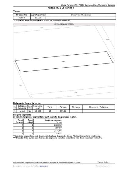 Teren Construcții intravilan de 22500 mp, în Cojasca