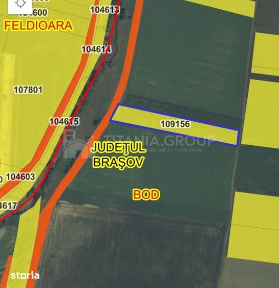Teren de 8700 mp - extravilan - Bod, Brasov - 8
