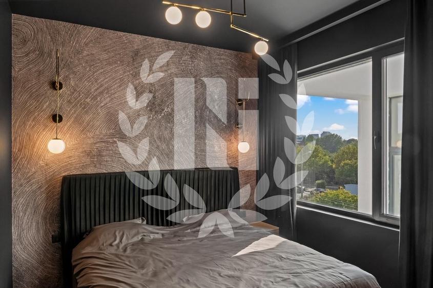 Penthouse cu 3 camere semidecomandat, mobilat în Pipera