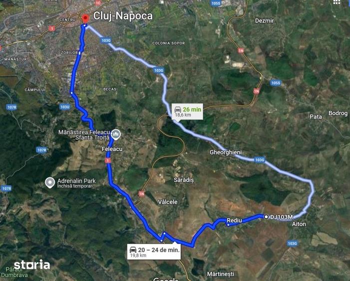 Teren de 4300 mp, în Aiton