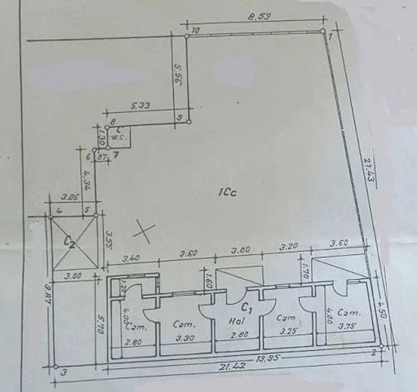 Teren de 347 mp, în Coiciu