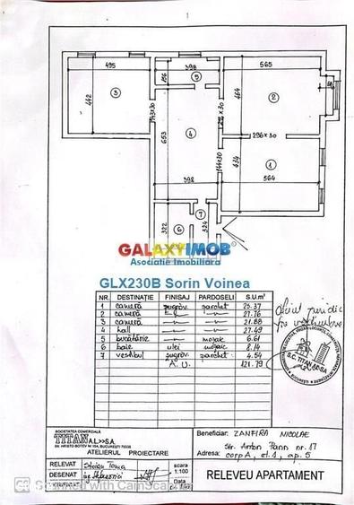 Apartament cu 4 camere în Centrul Civic