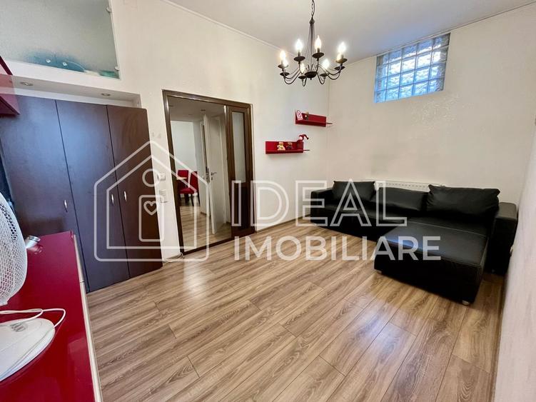 Apartament cu 2 camere semidecomandat, mobilat în Ultracentral