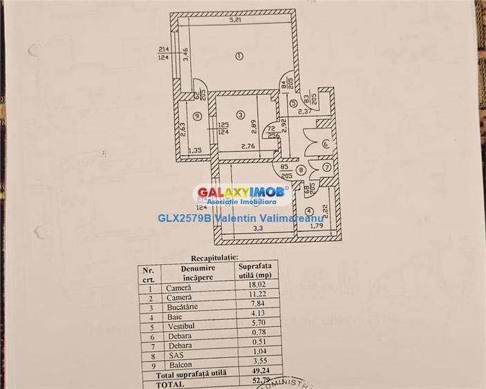 Apartament cu 2 camere decomandat, mobilat în Aviației