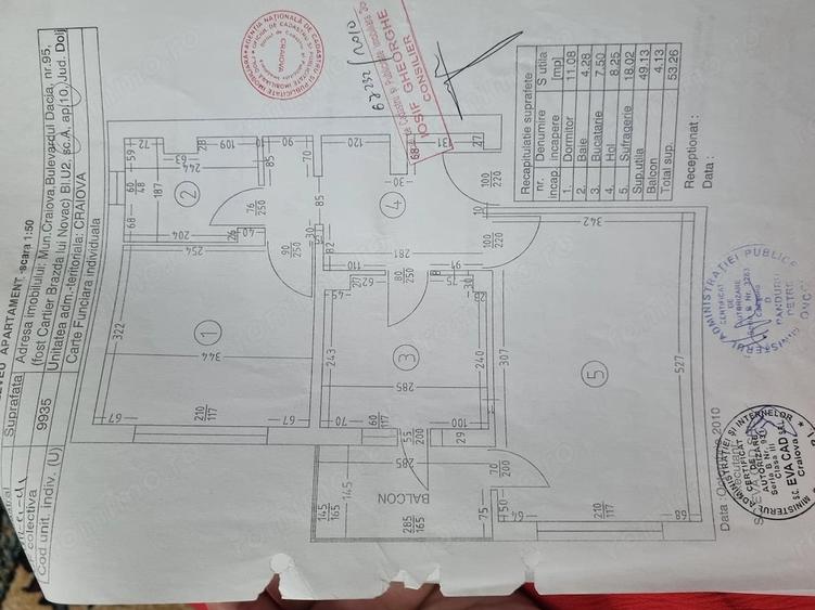 Apartament cu 2 camere decomandat în Brazda lui Novac