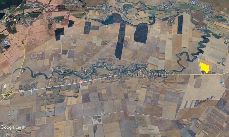 Teren extravilan de 440000 mp, în Frumușani