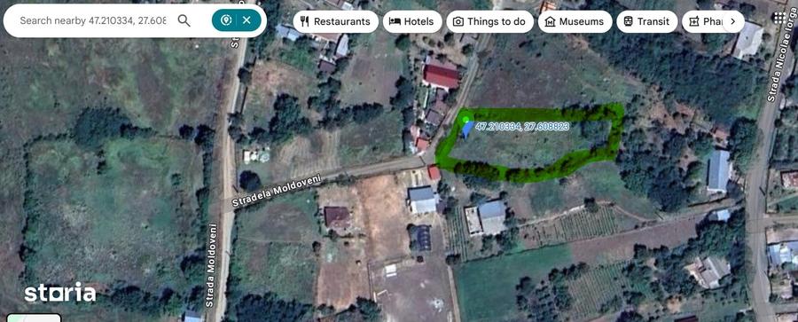 Teren de 1000 mp, în Aroneanu