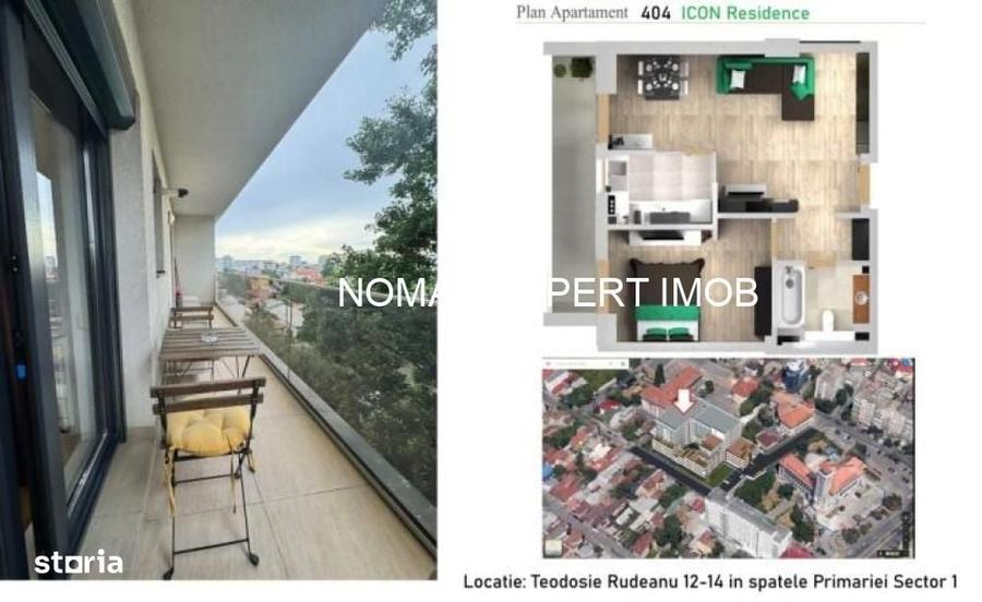Apartament cu 2 camere semidecomandat în 1 Mai