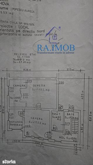 Apartament cu 4 camere în Cantacuzino