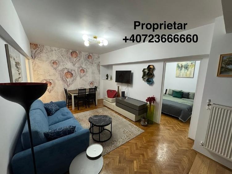 Apartament cu 2 camere decomandat, mobilat în P-ța Romană
