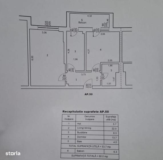 Apartament 2 camere, decomandat, MRS Gradinile (cu loc de parcare ) - 1