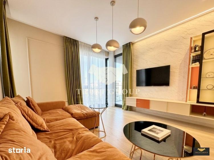 Apartament cu 3 camere semidecomandat, mobilat în Herăstrău
