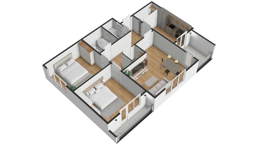 Apartament cu 3 camere decomandat în Ștefan cel Mare