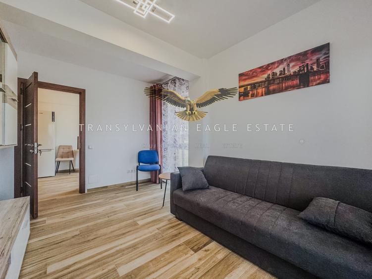 Apartament cu 2 camere semidecomandat, mobilat în Borhanci