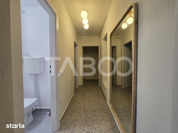 Apartament cu 3 camere semidecomandat, mobilat în Mihai Viteazul
