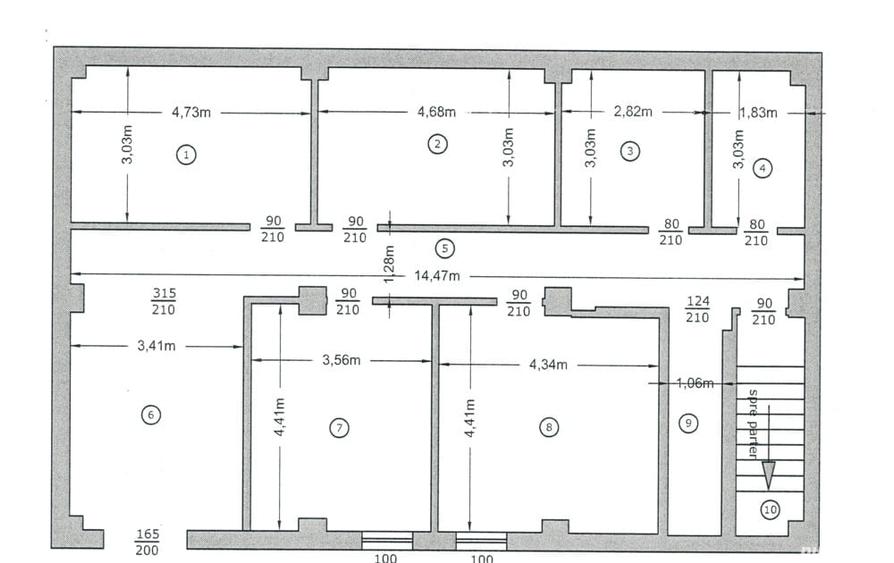 Casă cu 4 camere în Central