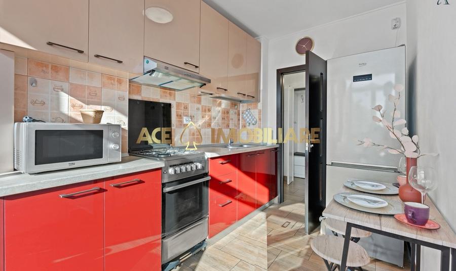 Apartament cu 2 camere semidecomandat, mobilat în Cantemir
