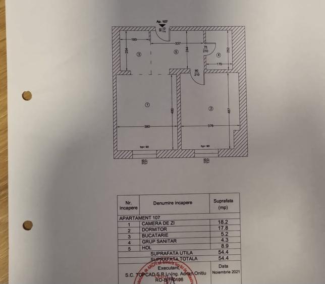Apartament cu 2 camere semidecomandat, mobilat în Dristor