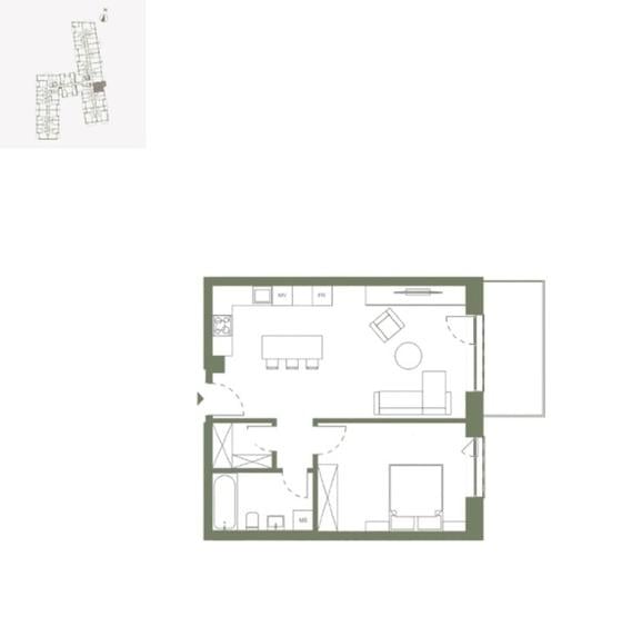 Apartament Premium 2 Camere | ERA by Hexagon | NZEB | Investitie! - RIVUS MALL - - 13