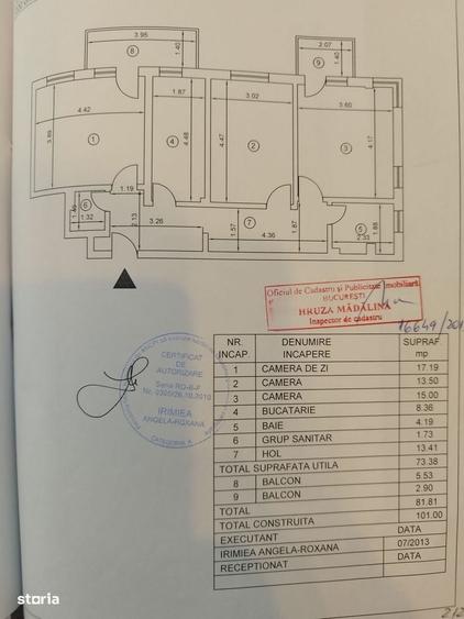 Apartament 3 camere de vanzare Drumul Taberei - 12