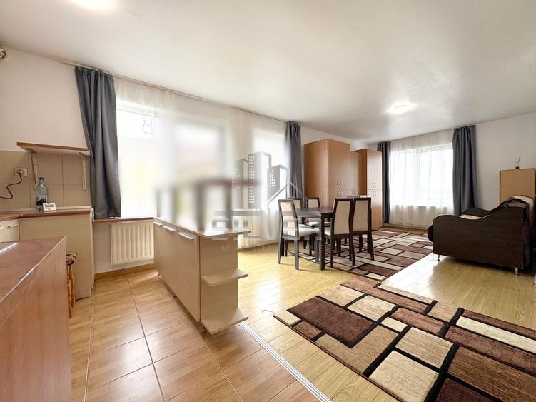 Apartament cu 2 camere semidecomandat, mobilat în Florești