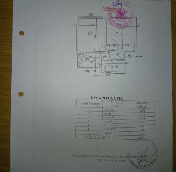 Apartament cu 2 camere în Unirii