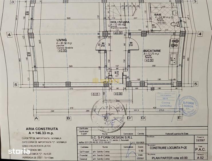 Casă cu 5 camere cu Teren 216 Mp în Aviației