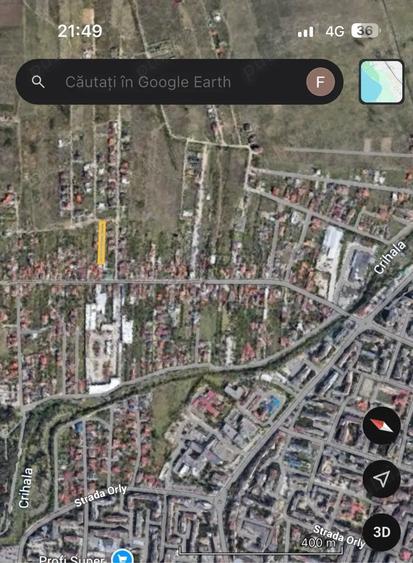Teren de 1100 mp, în Mărăcineanu