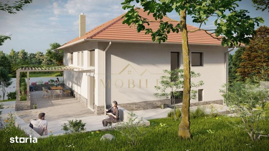 Casă cu 3 camere cu Teren 1000 Mp în Baciu