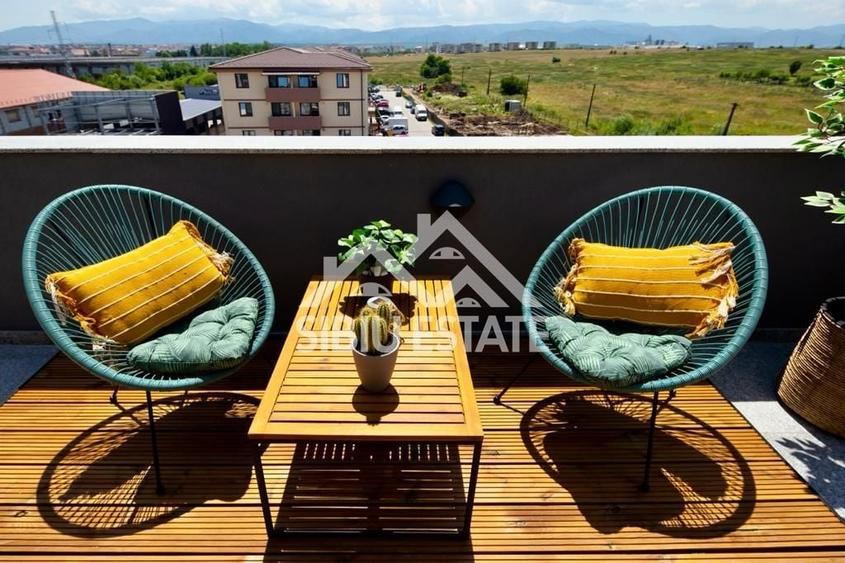 Apartament cu 2 camere decomandat, mobilat în Piața Cluj